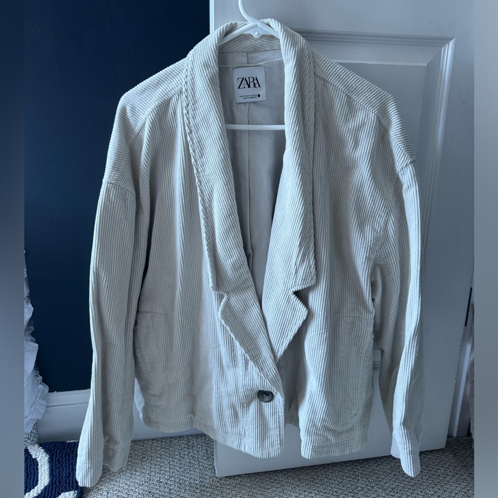 Zara Corduroy Blazer size M NEVER WORN